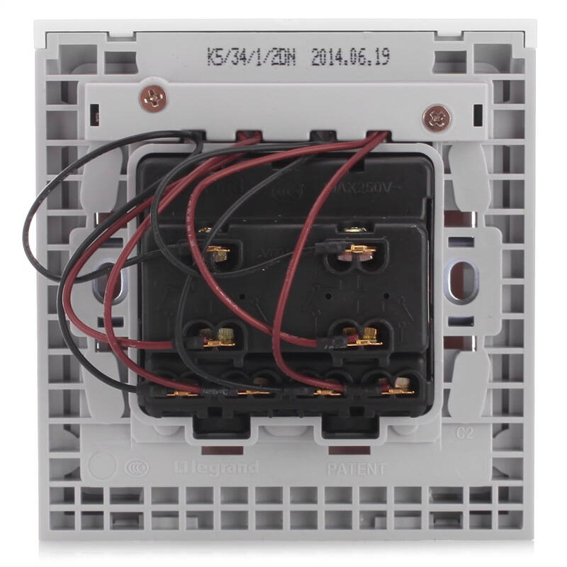 tcl-罗格朗(tcl-legrand) k5/34/1/2dn k5系列 四开单控带led灯开关