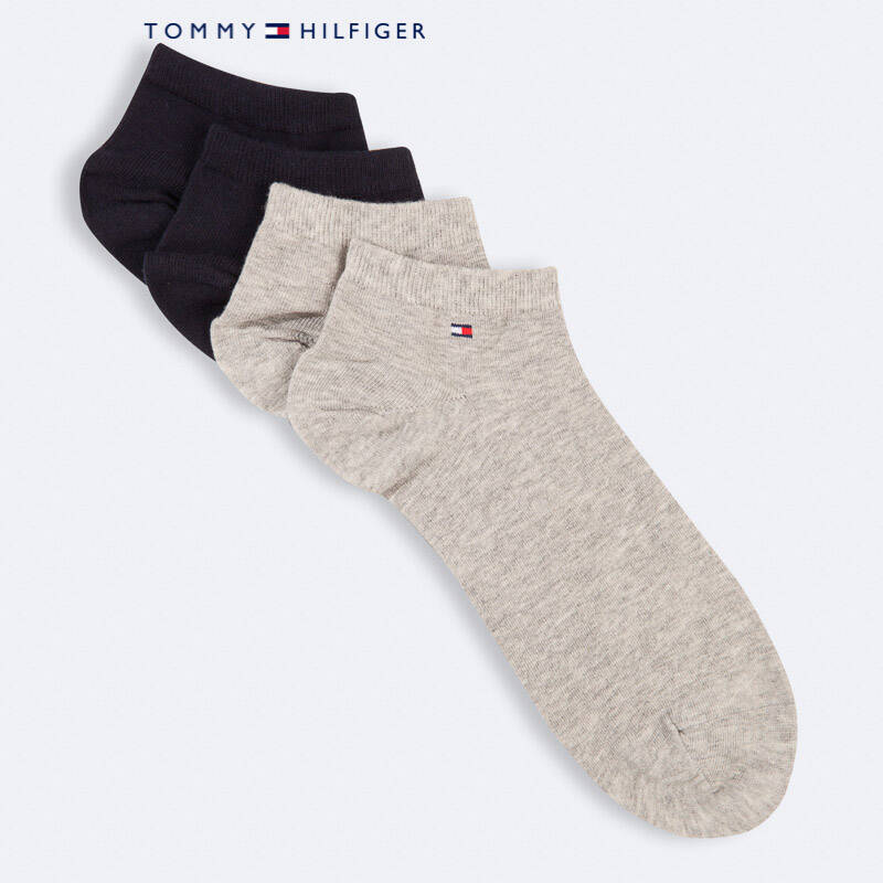 tommy hilfiger 品牌logo两双装袜子 | 0857876537ls