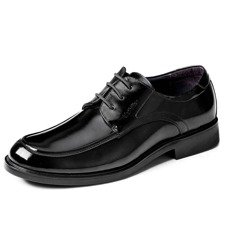 布莱希尔顿 男皮鞋简约时尚商务休闲皮鞋舒适潮流头层