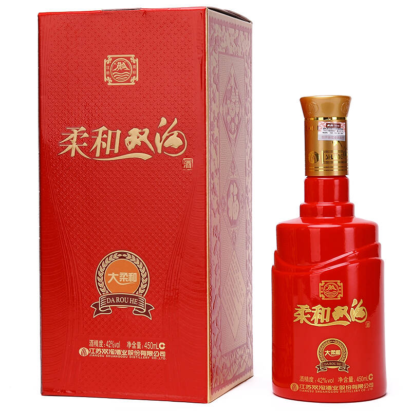 42度双沟酒图片及价格,双沟酒42度普通光瓶酒 双沟大柔和浓香型白酒42度450ml