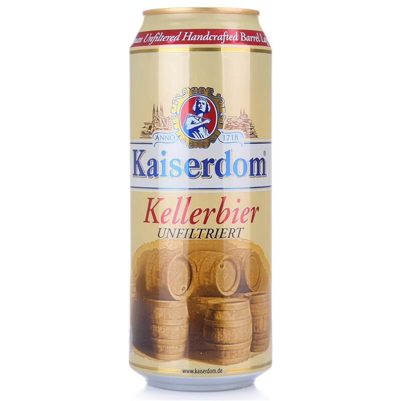 德国进口 kaiserdom 窖藏啤酒 500ml*6听