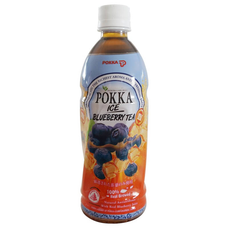 新加坡进口 百嘉宝(pokka 蓝莓冰红茶饮料500ml*24瓶