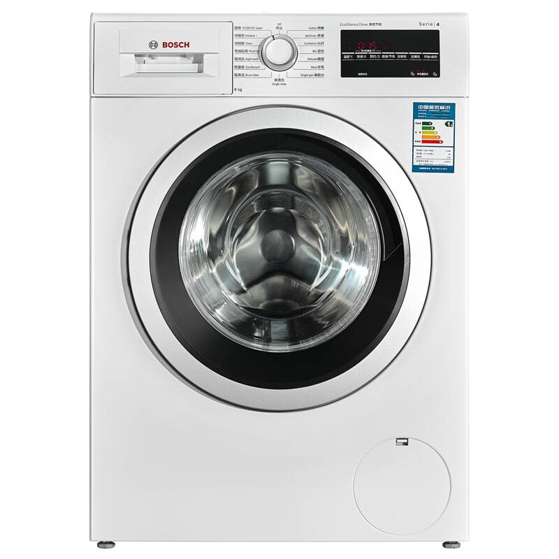 博世(bosch)wap242c01w 9公斤 变频滚筒洗衣机(白色)