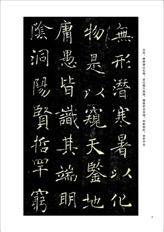 墨点字帖·历代经典碑帖高清放大对照本:褚遂良雁塔圣教序