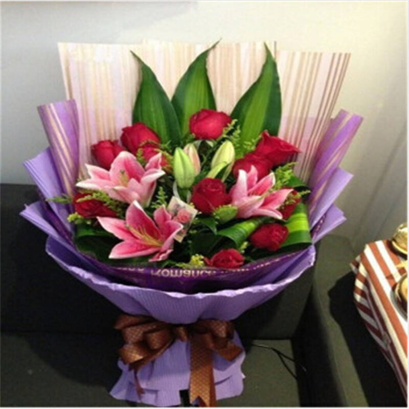 鲜花速递花束送女友生日礼物父亲节鲜花北京上海上海同城配送 鲜花 红