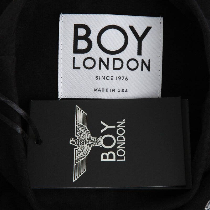 boy london 伦敦男孩 女士黑色满鹰logo哈伦裤休闲裤 e6010 blk m/l码