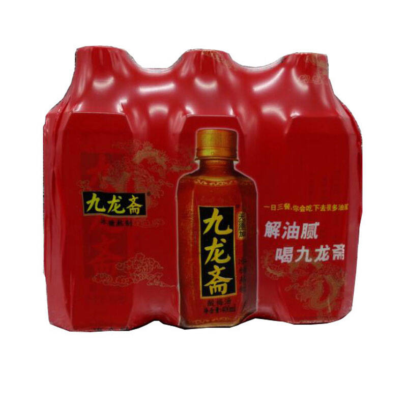 九龙斋酸梅汤400ml*6瓶/包 冰糖熬制 酸梅汁