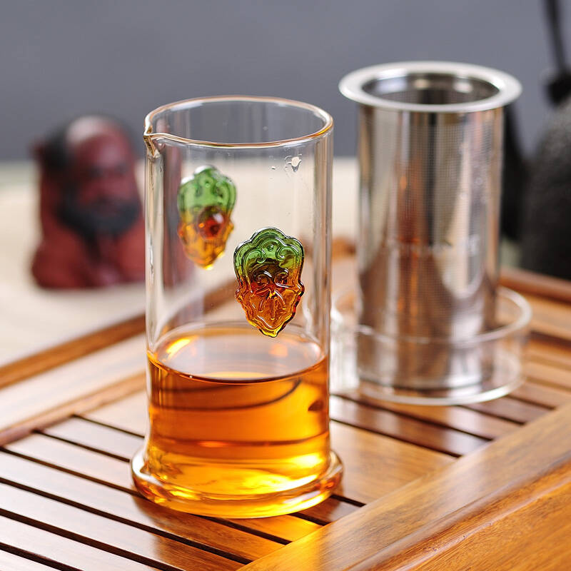 左茗右器 红茶泡茶器 耐热玻璃茶具茶壶冲茶器 绿茶过滤公道杯家用