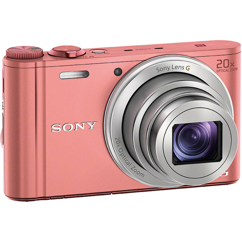 索尼(sony) dsc-wx350 数码相机 粉色(1820万有效像素 20倍光学变焦