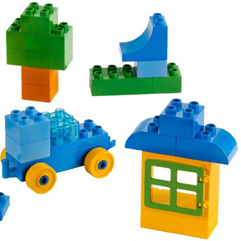 lego乐高积木玩具 得宝duplo 黄桶大颗粒拼图 l4540313 绝版无货