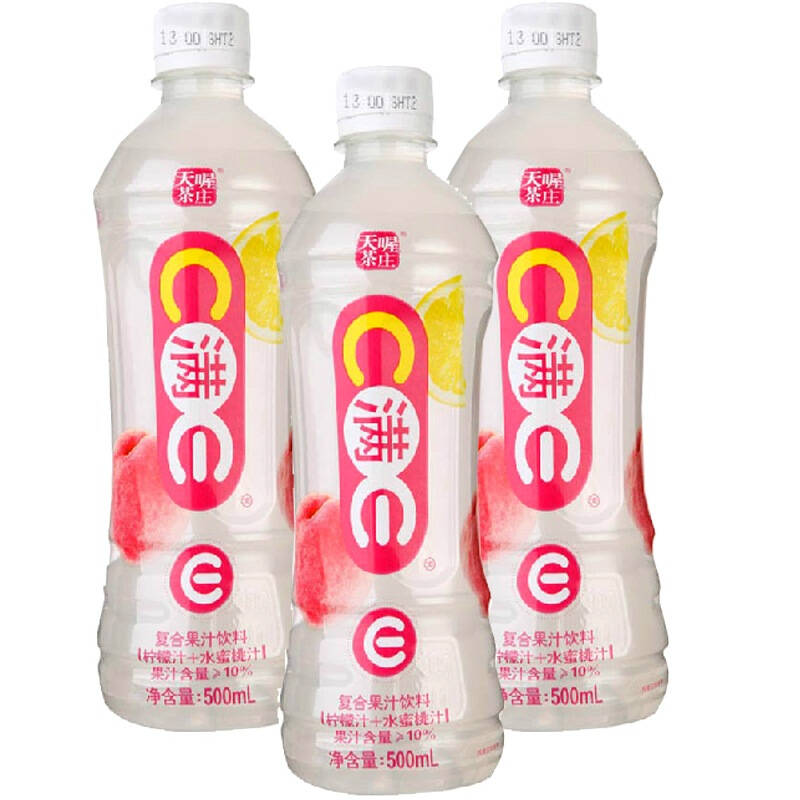 天喔茶庄 c满e(柠檬汁 水蜜桃汁)500ml*15整箱装