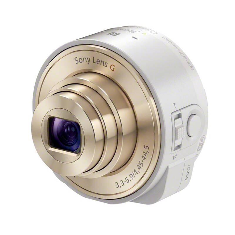 dsc-qx10 镜头式数码相机 白色(1820万有效像素 10倍光学变焦 25mm