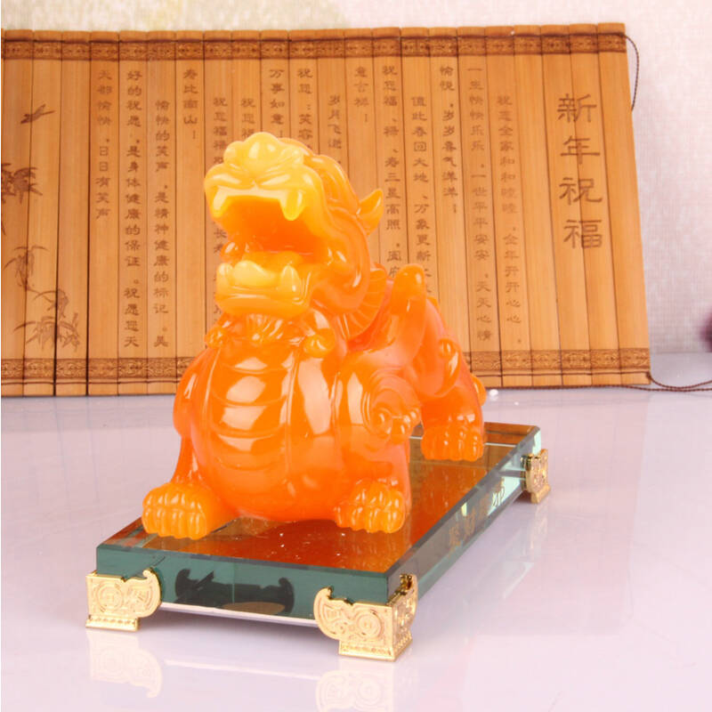 辟邪招财神兽貔貅摆件 家居风水装饰品摆设 创意开业工艺礼品 玛瑙色