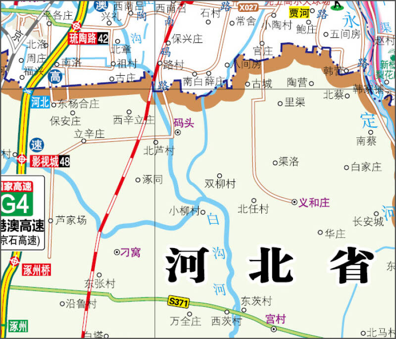 2015北京及周边交通旅游地图