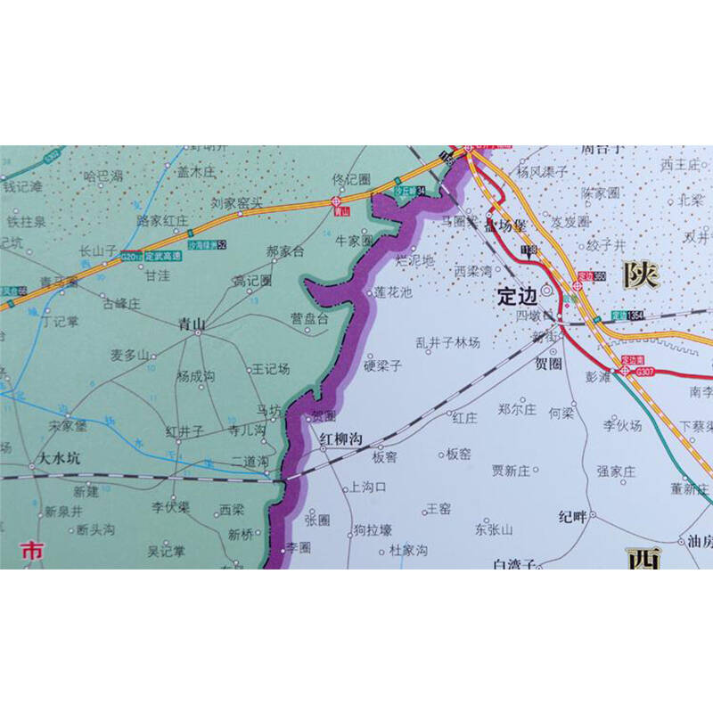 2020年宁夏地图覆膜防水挂图 1米*1.4米