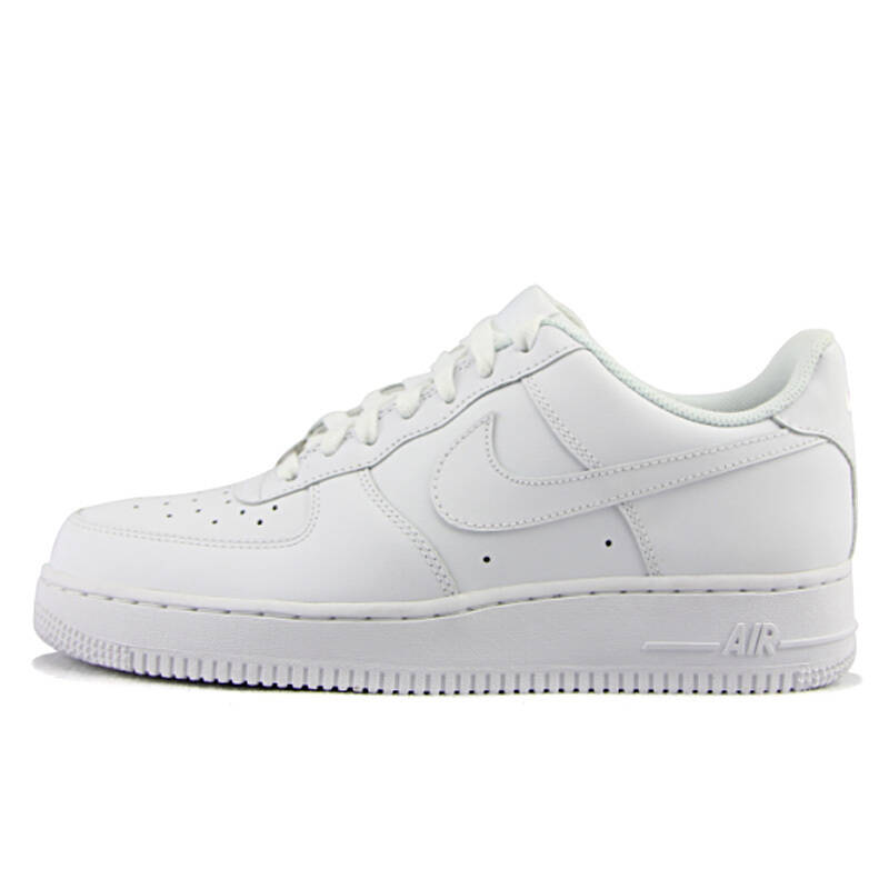 nike耐克板鞋男鞋经典白色空军一号低帮休闲运动鞋315122-111 315122