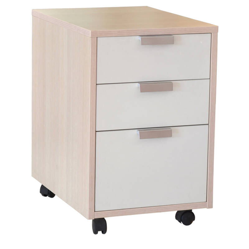 家具 现代简约 木质环保储物柜 书桌柜子 字台柜l2005sf17-2 1-白橡色