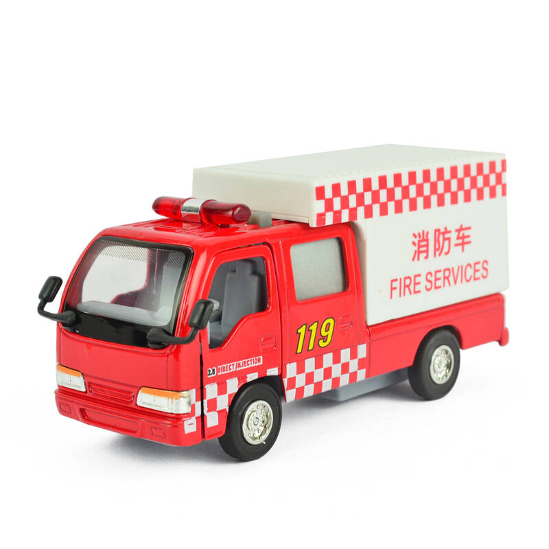 1:32合金120救护车110警车特警模型仿真汽车儿童玩具 119消防车