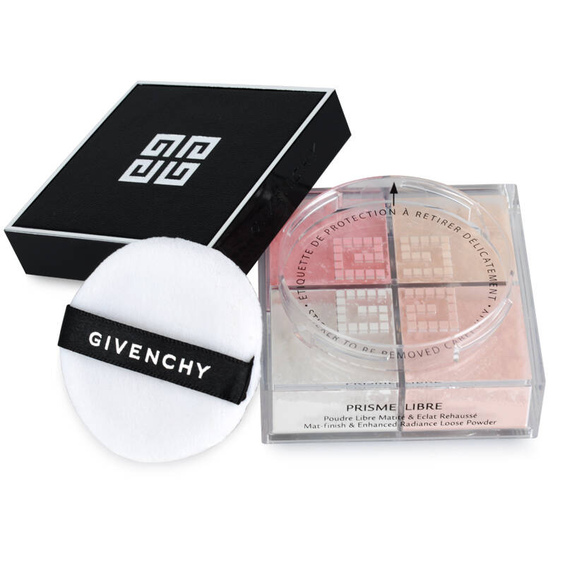 纪梵希 givenchy 轻盈无痕明星四色散粉 12g 全新07薄纱玫瑰12g