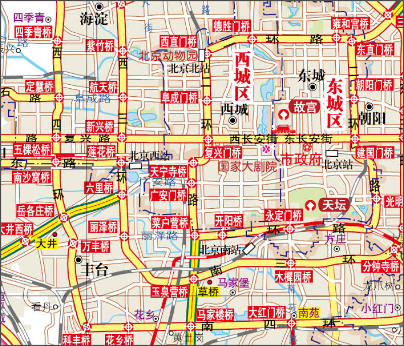 2015北京及周边交通旅游地图