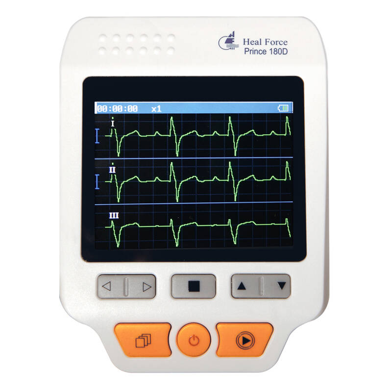 力康 心电图仪 快速心电检测仪 心电图机 三导联监测心电图 心率 心电