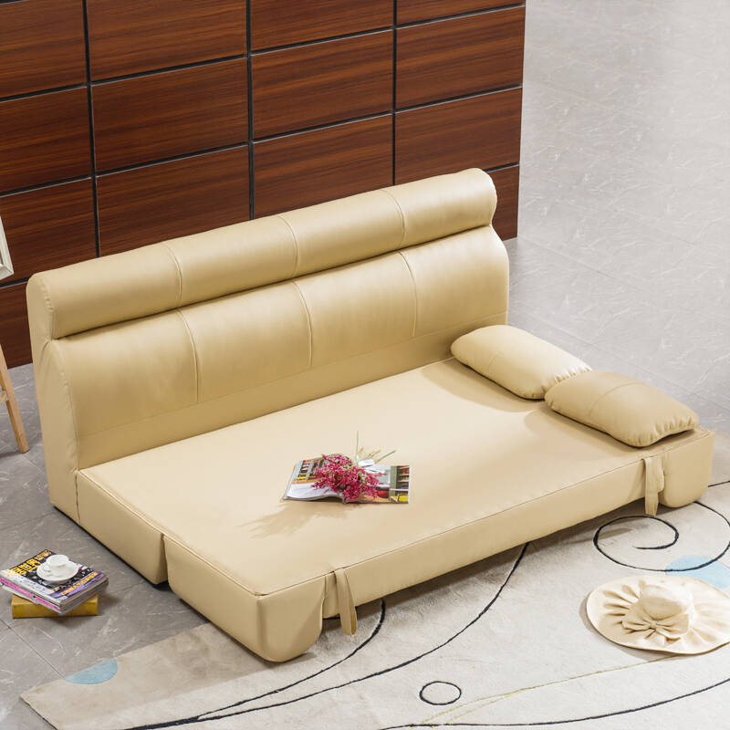 慕适 沙发床 折叠沙发功能沙发 多功能真皮沙发 沙发折叠床1.