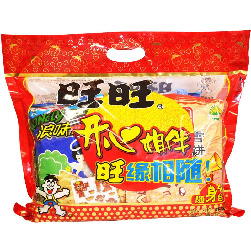 旺旺 开心随身包 380g 京东自营