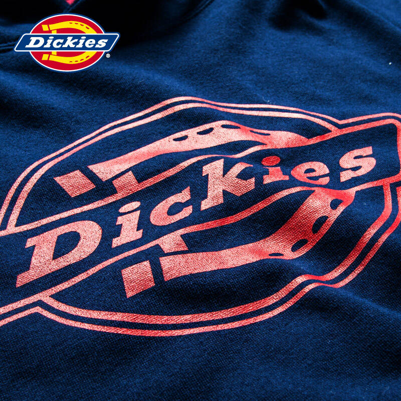 dickies2015休闲连帽套头卫衣 男式外套dk159 nv海军蓝 (xxl)185/104a