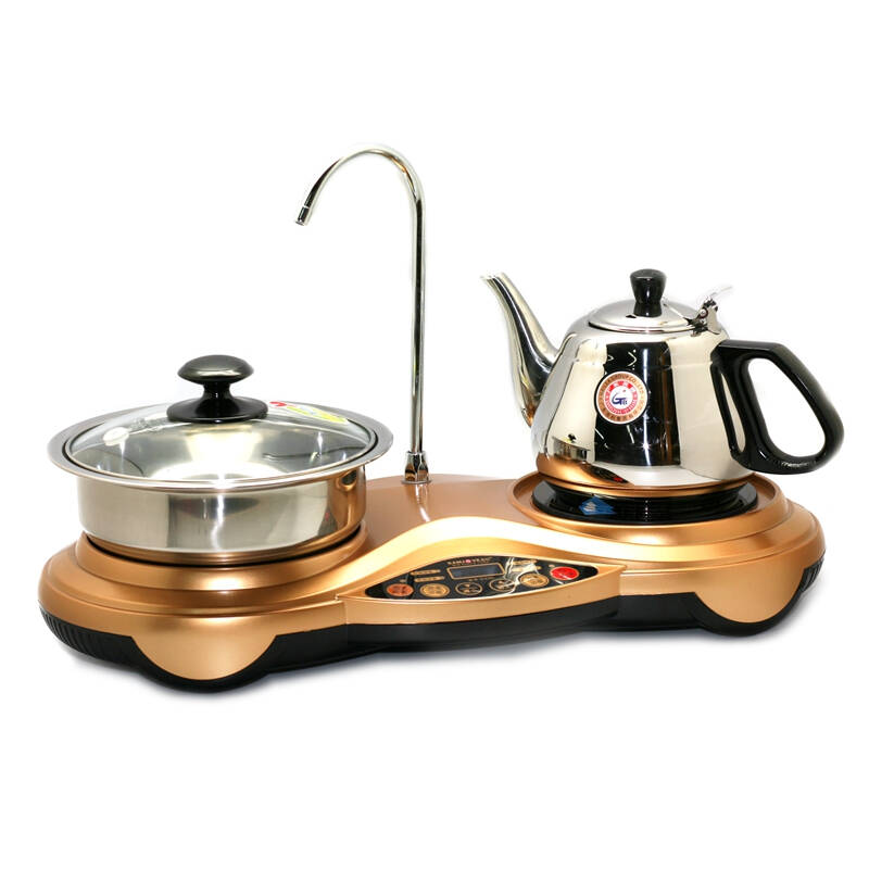 金灶茶具 电磁炉全自动加水烧水 金灶电器电热水壶茶具套装 带烧水