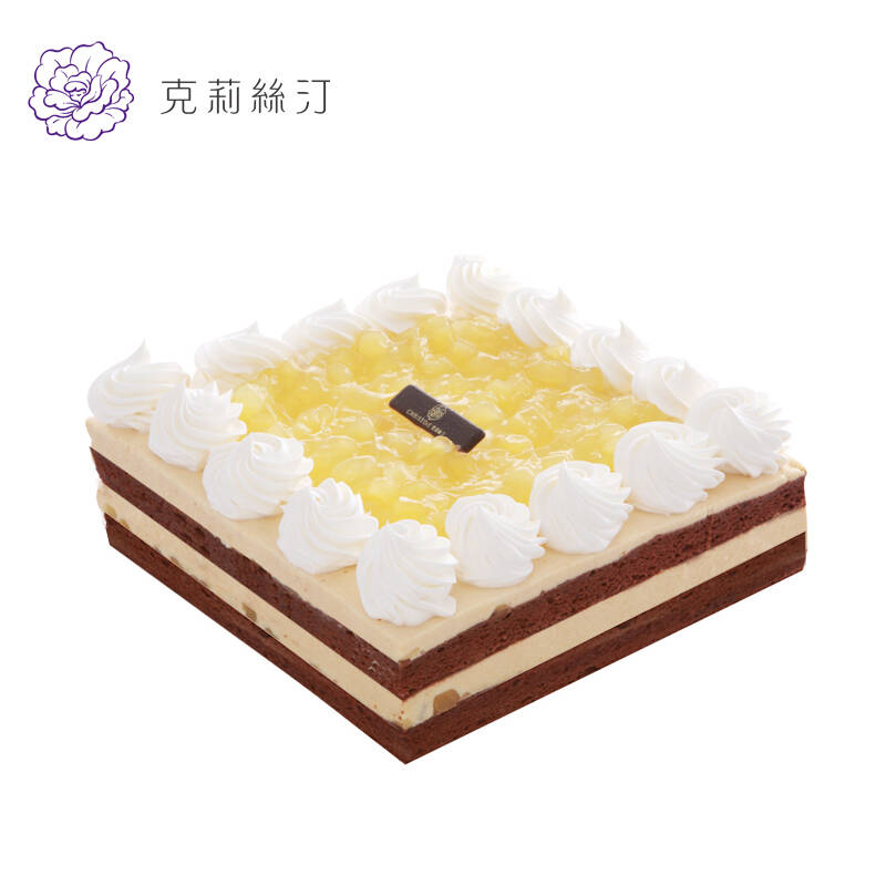 克莉丝汀苹果诱惑 慕斯生日蛋糕8寸 上海江苏浙江就近