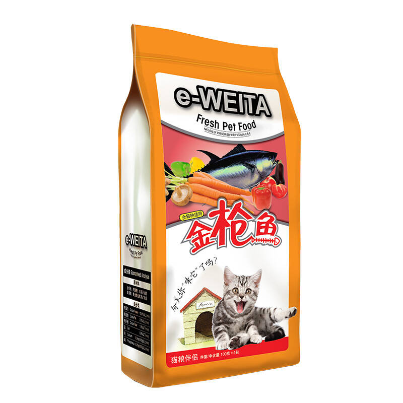 京东配送 e-weita 味它 猫用湿粮 金枪鱼猫粮伴侣 500克x6包