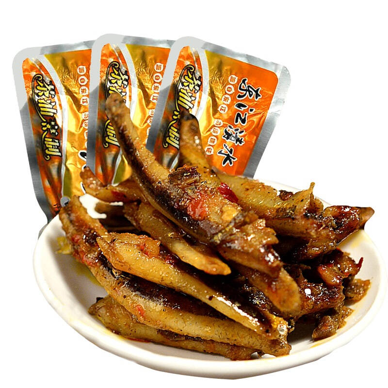 东江清水 茶油东江小鱼仔 口味鱼250g 自营