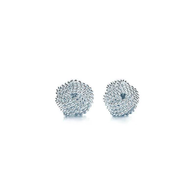 蒂芙尼(tiffany & co.) 毛线球蝴蝶结耳钉 t11775519