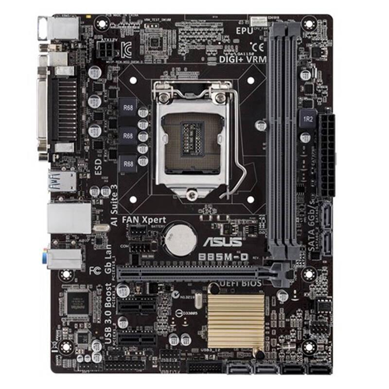 华硕(asus)b85m-d 主板 (intel b85/lga 1150)