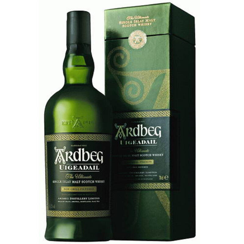 进口保真洋酒阿德贝哥乌干达单一麦芽威士忌ardbeg uigeadail 750ml