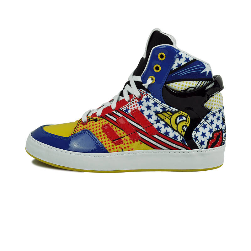 adidas 三叶草 2015春季 新款女子高帮休闲板鞋 b26715 b26715 印花