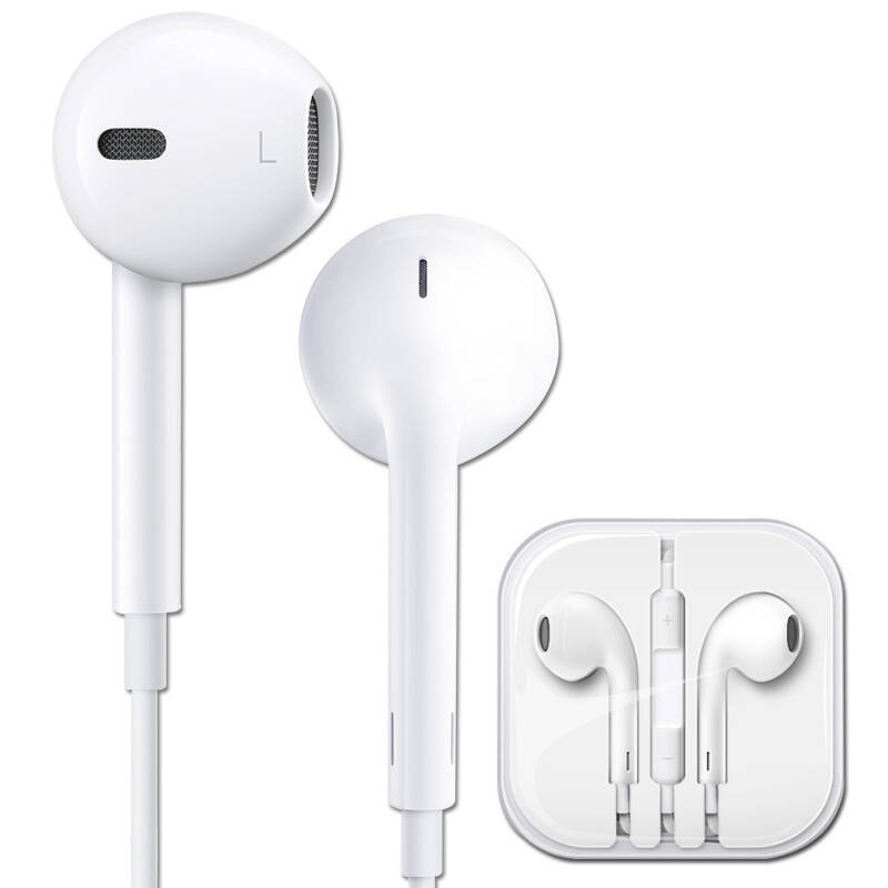 苹果apple原装耳机earpods iphone线控手机入耳式带话筒 md827fe/a