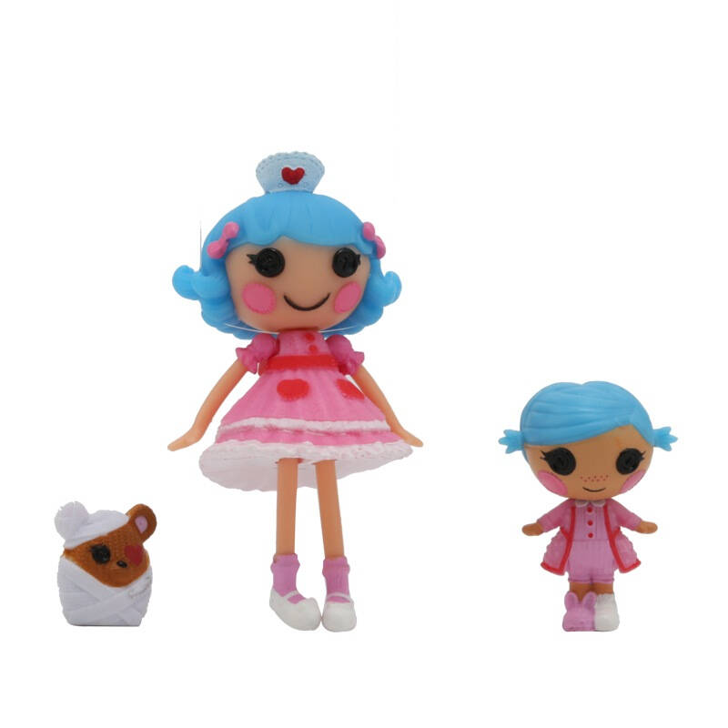 乐乐天使(lalaloopsy)早教益智娃娃玩具 迷你乐乐天使-玫瑰姐妹