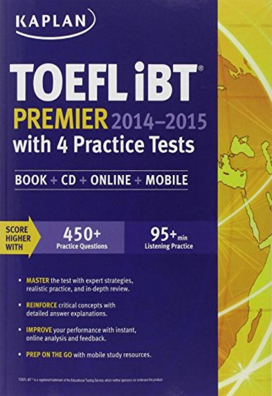 kaplan toefl ibt premier 2014-2015,卡普兰托福网考