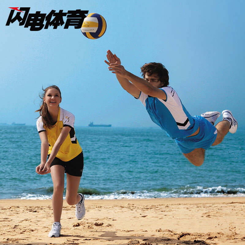 闪电新款排球训练服 男士款式专业运动服 情侣套装ta