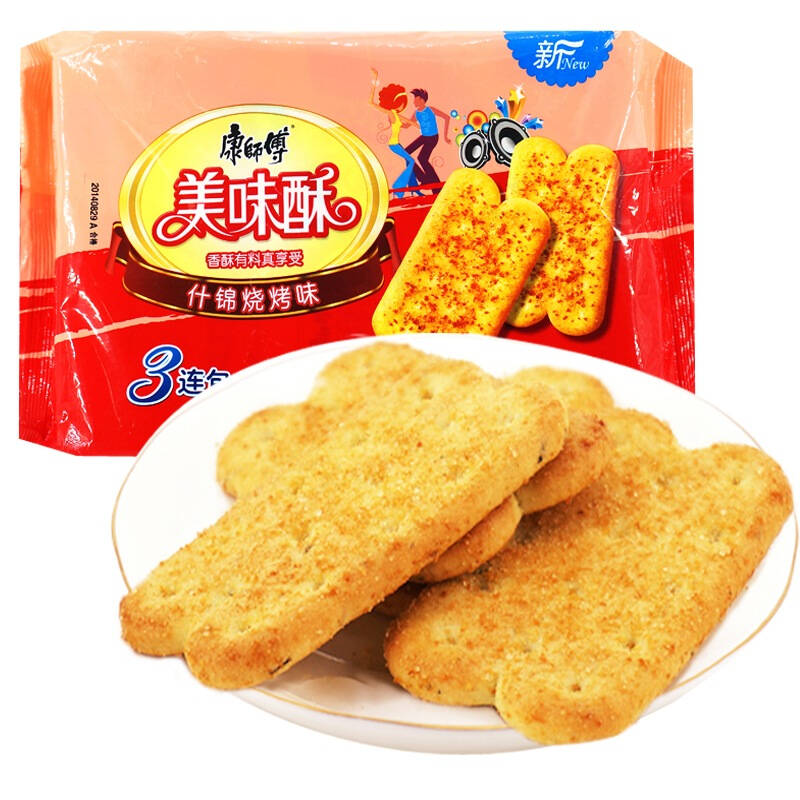 康师傅美味酥什锦烧烤口味255g 自营