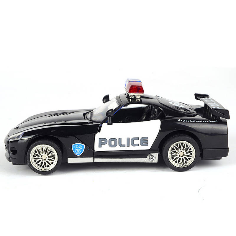 变形金刚4汽车模型汽车人合金变形机器人 黑警车
