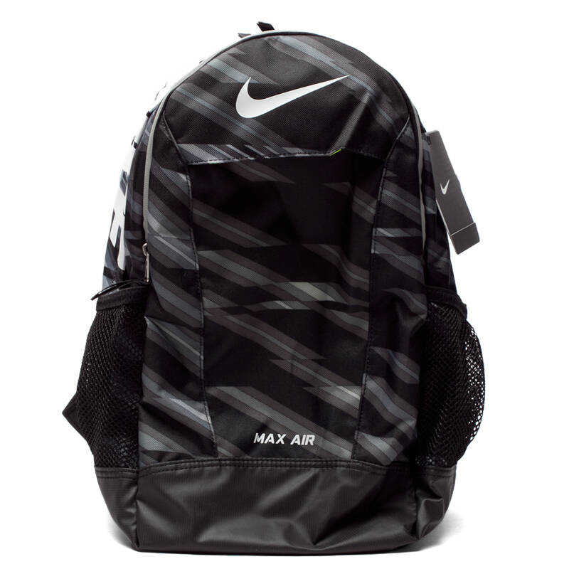 耐克nikemaxair儿童气垫双肩背包书包ba4736 紫红绿黑图片
