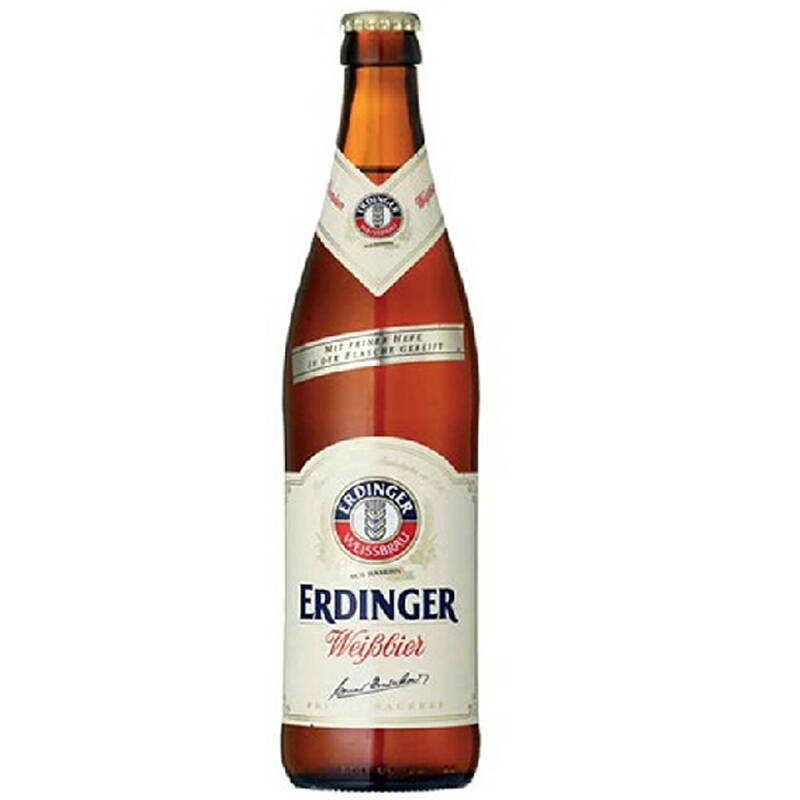 erdinger 德国啤酒进口啤酒 艾丁格白啤酒 啤酒500ml*12瓶整箱装