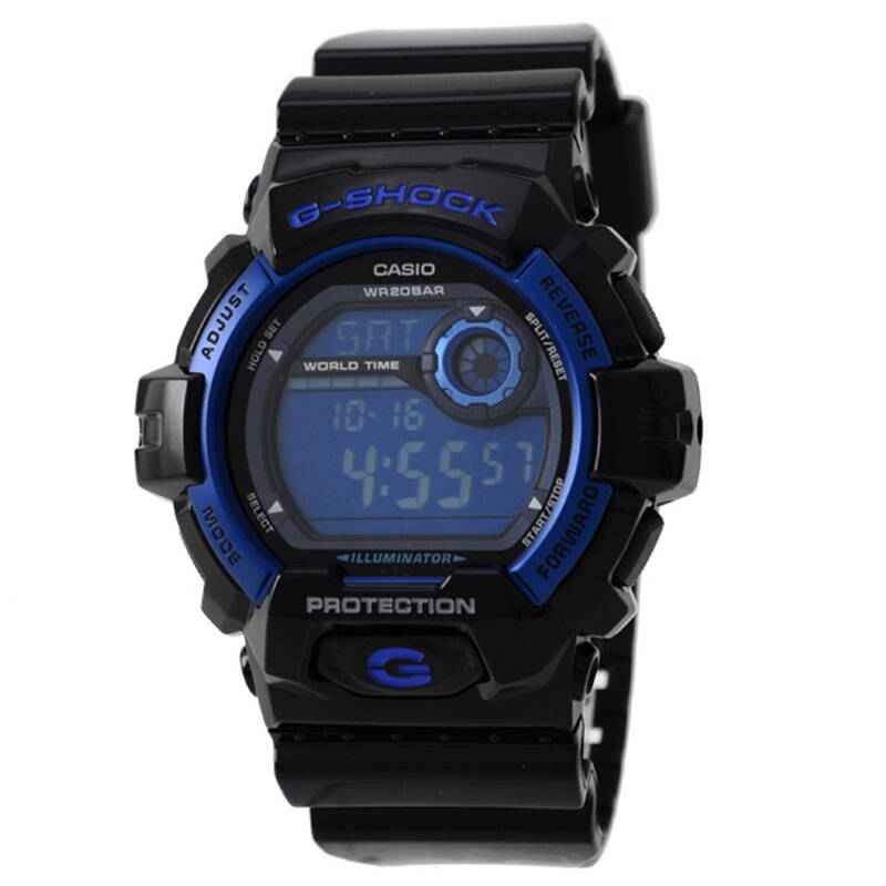 卡西欧(casio)手表 g-shock系列动感多功能运动石英男表g-8900a-1