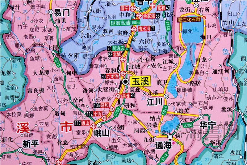 云南省铁路地图高清版