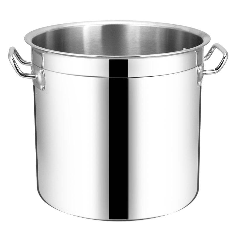 德勒dele 三层复底汤桶不锈钢商用高汤锅米饭桶油桶水桶35cm 多用桶复
