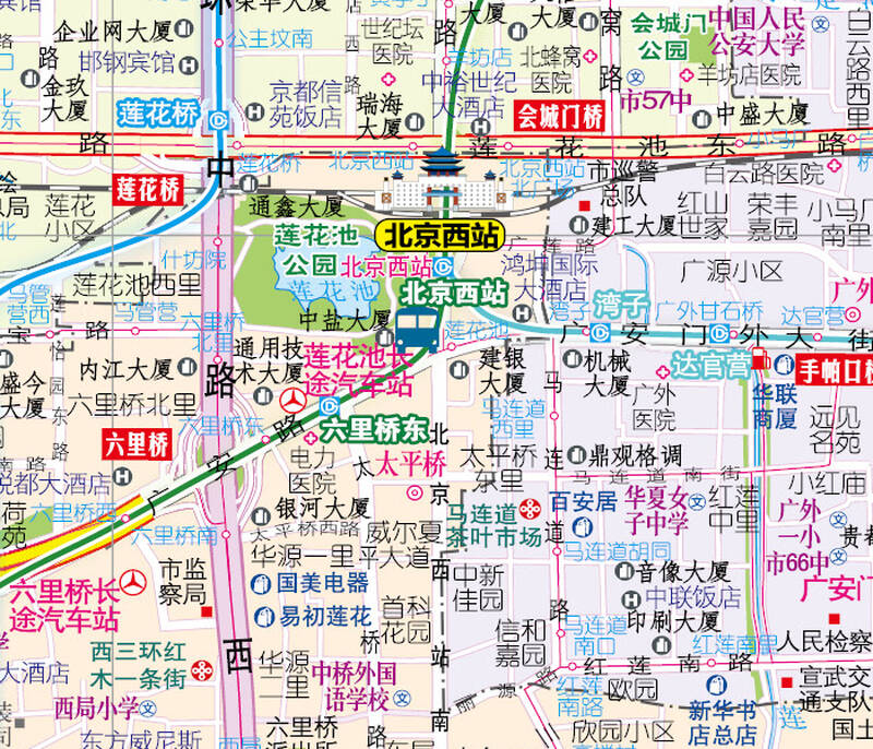 2015北京交通旅游地图(附手册)