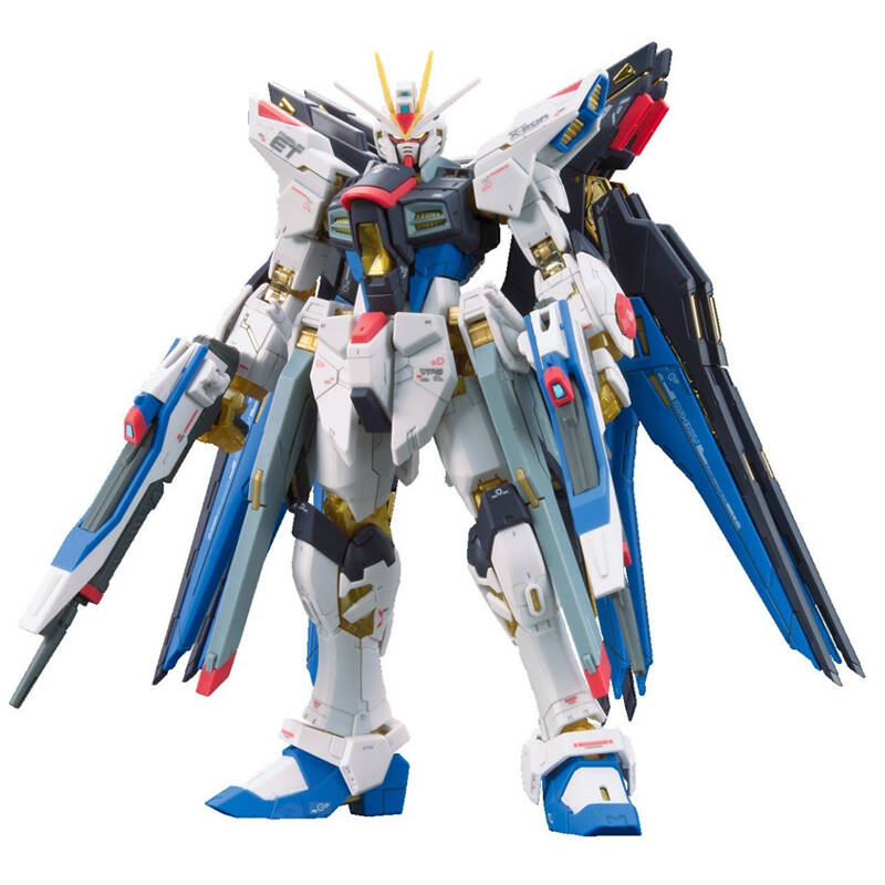 万代bandai高达模型拼装 rg 1/144 gundam敢达拼插 rg14 强袭自由敢达