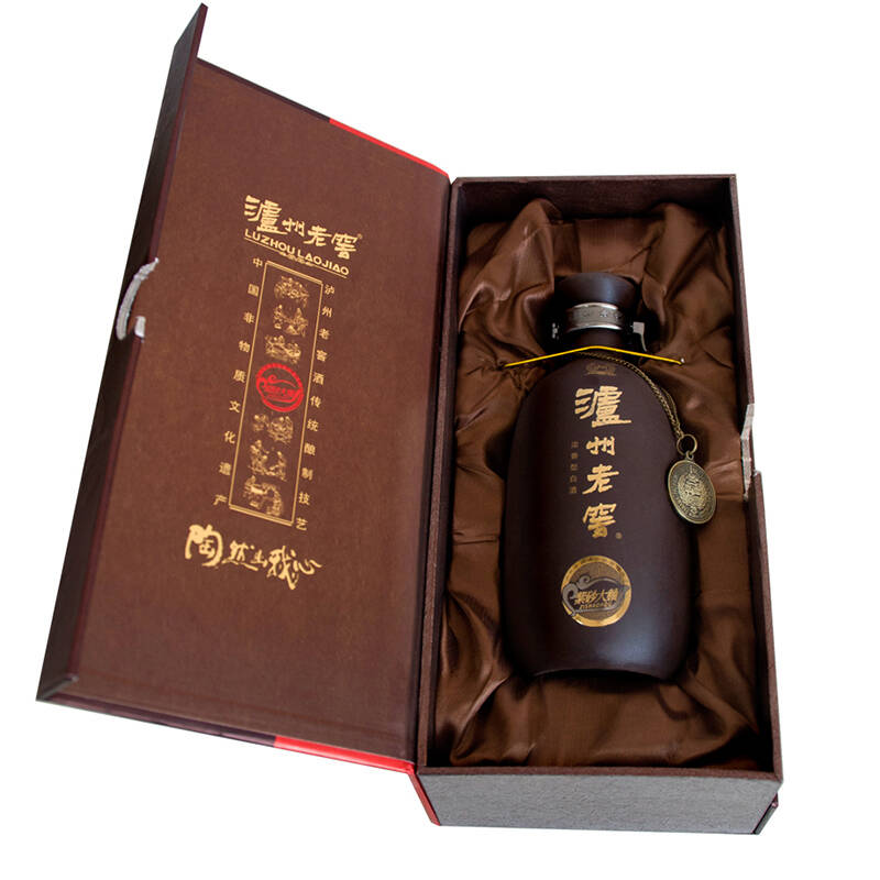 泸州老窖 紫砂大曲礼盒礼品酒 45度 500ml